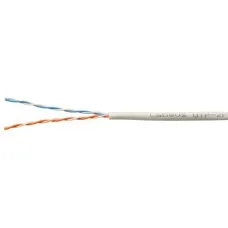 UTP-2P-Cat.5e-SOLID-LSZH-GY-LIGHT-100 (11079c-5). Кабель «витая пара» (LAN) для структурированных систем связи. CABEUS