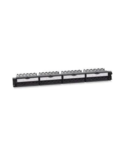 PL-24-KJ-RJ45-Cat.6a-180T (11832c): Патч-панель 19" (1U), 24 порта RJ-45, категория 6a, с задним кабельным организатором в Саратове