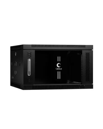 SH-05F-6U60/60-BK (8587c). Шкаф телекоммуникационный 19 настенный 6U. CABEUS в Саратове