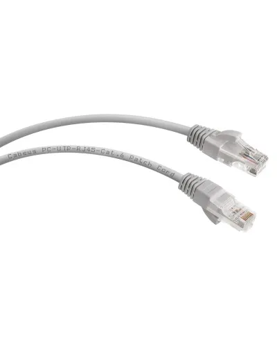 PC-UTP-RJ45-Cat.6-1.5m (7273c), серый. Патч-корд медный. CABEUS в Саратове