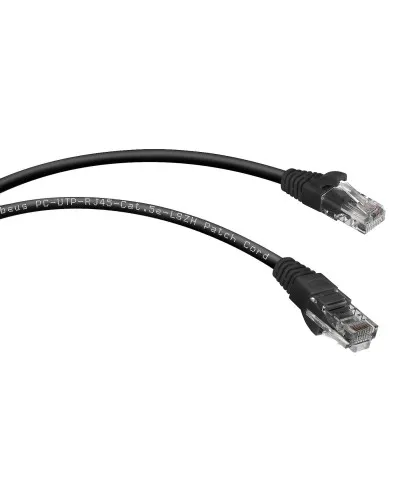 PC-UTP-RJ45-Cat.5e-0.15m-BK-LSZH (9534c), чёрный. Патч-корд медный. CABEUS в Саратове