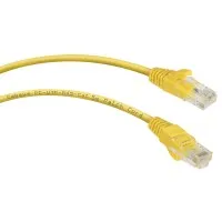 PC-UTP-RJ45-Cat.5e-3m-YL (7683c), желтый. Патч-корд медный. CABEUS
