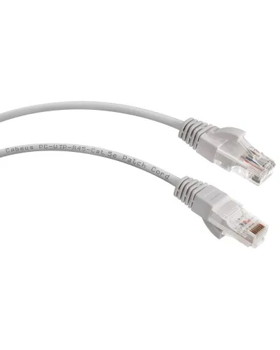 PC-UTP-RJ45-Cat.5e-3m-LSZH (8866c), серый. Патч-корд медный. CABEUS в Саратове
