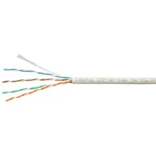 UTP-4P-Cat.5e-SOLID-GY-100 (7171c-5). Кабель «витая пара» (LAN) для структурированных систем связи. CABEUS