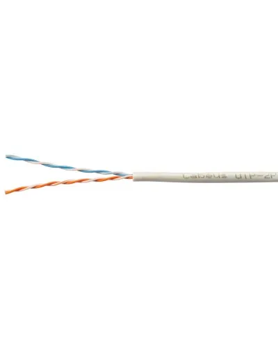 UTP-2P-Cat.5e-SOLID-GY-500 (11212c). Кабель «витая пара» (LAN) для структурированных систем связи. CABEUS в Саратове