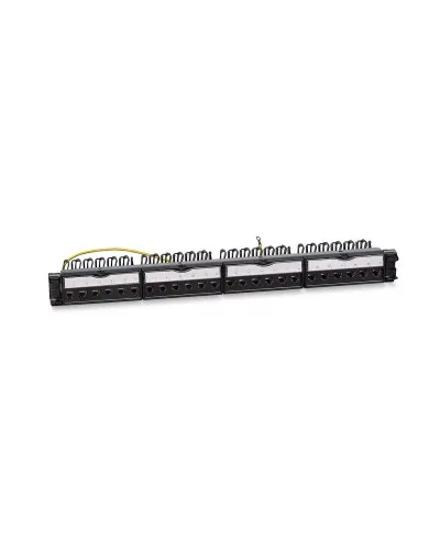 PL-24-KJ-RJ45-Cat.6-SH-180T (11833c): Патч-панель 19" (1U), 24 порта RJ-45, категория 6, полностью экранированная в Саратове