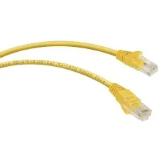 PC-UTP-RJ45-Cat.5e-1m-YL-LSZH (9497c), желтый. Патч-корд медный. CABEUS