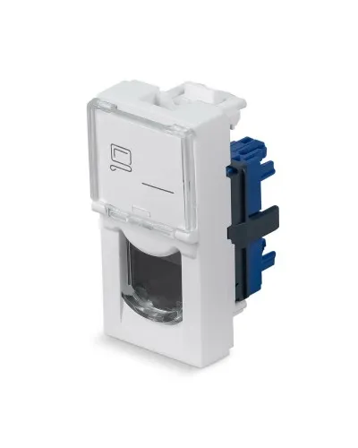 KJ-RJ45-Cat.6-180T-FP-L-22,5 (11840c): Вставка Keystone Jack RJ-45 в Саратове
