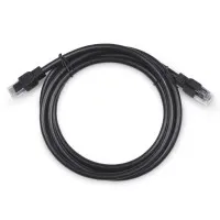 PC-ARM-UTP-RJ45-Cat.6a-0.5m-PE (10129c), чёрный. Патч-корд медный. CABEUS