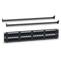 PL-48-Cat.5e-Dual (7001c): Патч-панель 19"