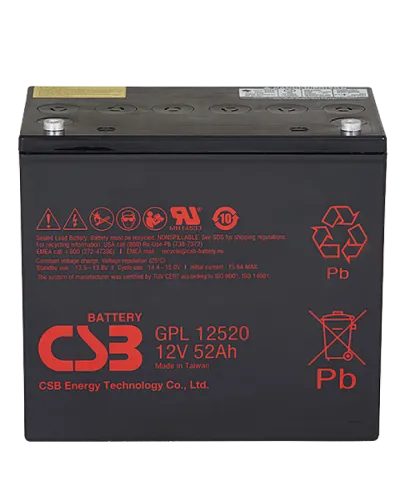 CSB GPL 12520. Аккумулятор герметичный свинцово-кислотный. CSB в Саратове