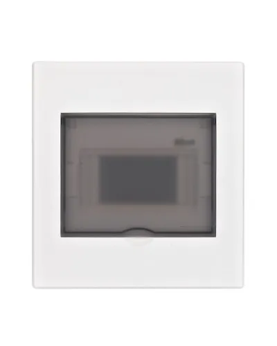 Корпус ЩРН-П 6 модулей IP41 навесной прозрачная дверь (31061DEK). Корпус пластиковый. DEKraft в Саратове