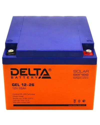Delta GEL 12-26. Аккумулятор герметичный свинцово-кислотный. Delta в Саратове