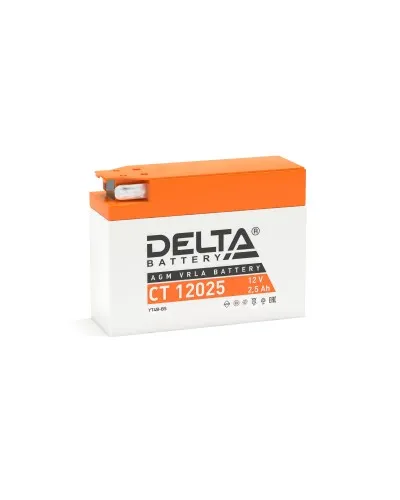 Delta CT 12025. Аккумулятор герметичный свинцово-кислотный стартерный. Delta в Саратове