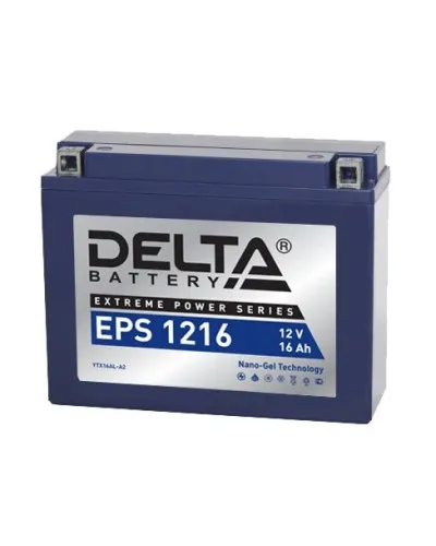 Delta EPS 1216. Аккумулятор герметичный свинцово-кислотный стартерный. Delta в Саратове