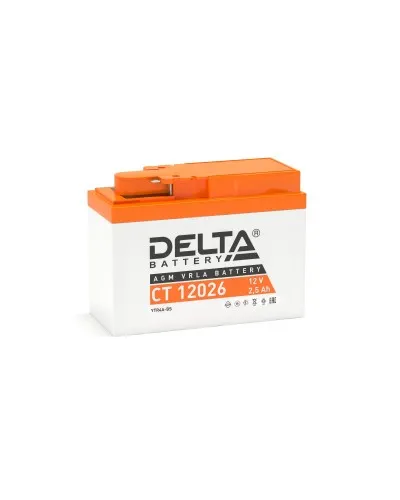 Delta CT 12026. Аккумулятор герметичный свинцово-кислотный стартерный. Delta в Саратове