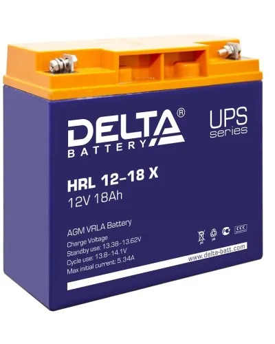 Delta HRL 12-18 X. Аккумулятор герметичный свинцово-кислотный. Delta в Саратове