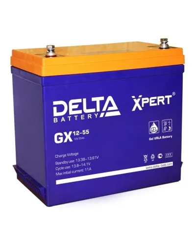 Delta GX 12-55. Аккумулятор герметичный свинцово-кислотный. Delta в Саратове