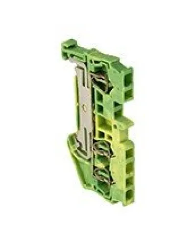 JXB-ST-2.5 3-проводная, земля, желто-зеленная (plc-jxb-st-2.5-3-pen). Колодка клеммная пружинная. EKF в Саратове