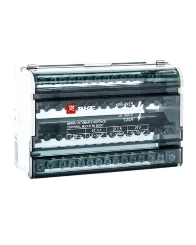 Шина нулевая в корпусе 4х15 (sn0-4х15). Шина нулевая в корпусе. EKF в Саратове