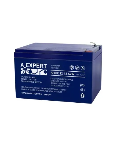 A.EXPERT AHRX 12-12-52W. Аккумулятор герметичный свинцово-кислотный. EXPERT в Саратове