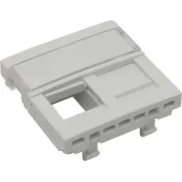 Вставка для 2-х модулей под RJ-45 кат.5e UTP, белая (45971 SBR): Вставка для 2-х модулей