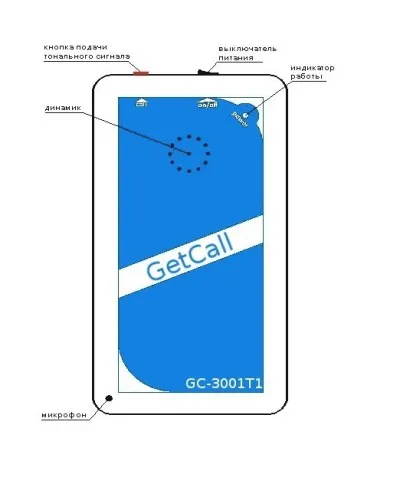 GC-3001T1. Переговорное устройство ремонтной связи. GETCALL в Саратове