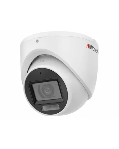 DS-T203A(B) (2.8мм). Бюджетная видеокамера мультиформатная купольная. HiWatch в Саратове