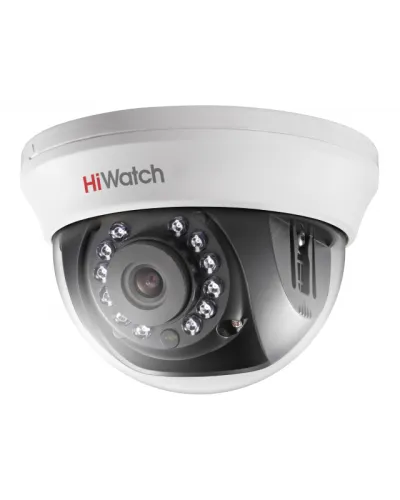DS-T201(B) (2.8мм). Бюджетная видеокамера мультиформатная купольная. HiWatch в Саратове