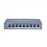 DS-3E0109P-E(C). Коммутатор с питанием POE. Hikvision