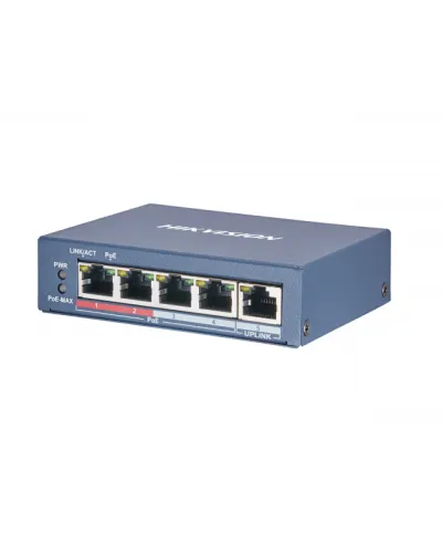 DS-3E0105P-E(B). Коммутатор с питанием POE. Hikvision в Саратове