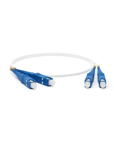 FC-D2-9A1-SC/UR-SC/UR-H-1M-LSZH-WH. Патч-корд волоконно-оптический SC-SC. Hyperline в Саратове