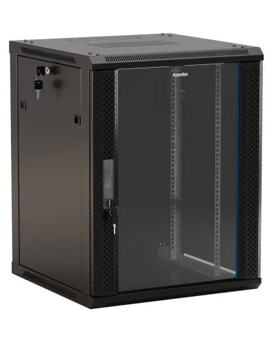 TWB-FC-1866-GP-RAL9004. Шкаф телекоммуникационный 19 настенный 18U. Hyperline в Саратове