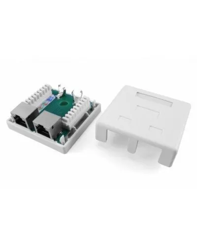 SB1-2-8P8C-C5e-SH-WH. Розетка RJ-45. Hyperline в Саратове