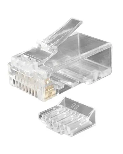 PLUG-8P8C-UV-C6-100 (100 шт). Разъем RJ-45. Hyperline в Саратове