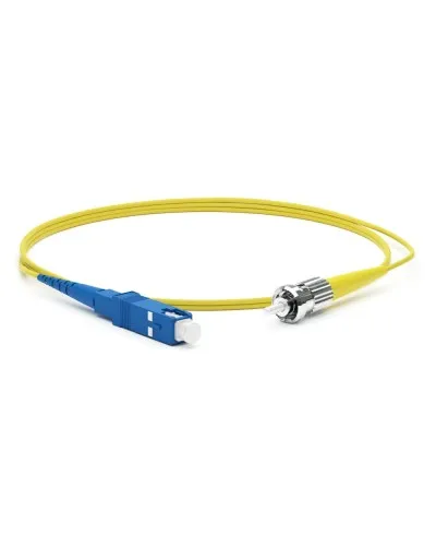 FC-S2-9-SC/UR-ST/UR-H-1M-LSZH-YL. Патч-корд волоконно-оптический одномодовый. Hyperline в Саратове