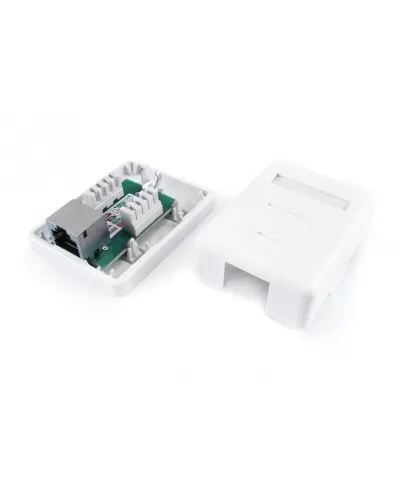 SB1-1-8P8C-C6-SH-WH. Розетка RJ-45. Hyperline в Саратове