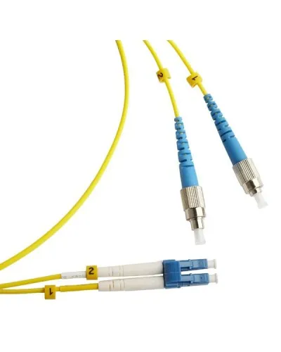 FC-D2-9-FC/UR-LC/UR-H-2M-LSZH-YL. Патч-корд волоконно-оптический FC/UPC-LC/UPC. Hyperline в Саратове