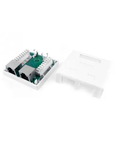 SB1-2-8P8C-C6-SH-WH. Розетка RJ-45. Hyperline в Саратове