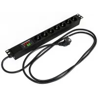 SHE19-7SH-AV-2.5EU. Блок розеток 19. Hyperline