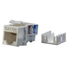 KJ9-8P8C-C5e-90-WH. Вставка Keystone Jack RJ-45. Hyperline