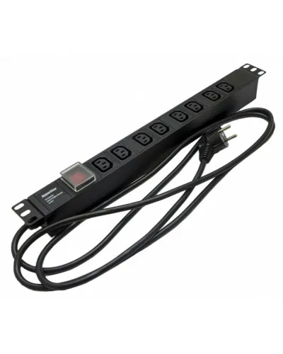 SHE19-8IEC-S-2.5EU. Блок розеток 19. Hyperline в Саратове