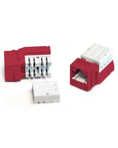 KJNE-8P8C-C5e-90-RD. Вставка Keystone Jack RJ-45. Hyperline в Саратове
