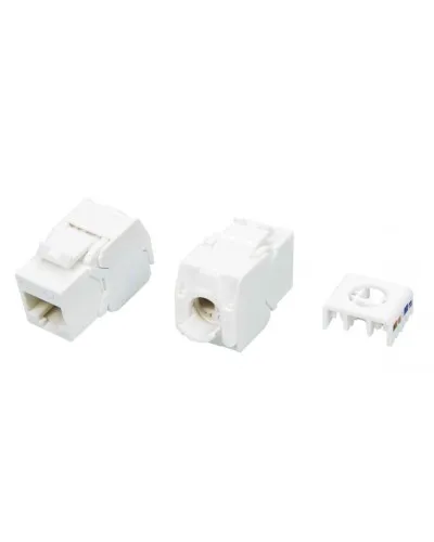 KJ8-8P8C-C6A-180-TLS-WH. Вставка Keystone Jack RJ-45. Hyperline в Саратове