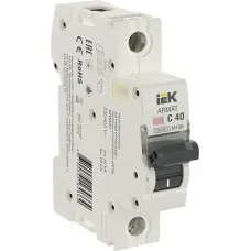 M10N 1P C 40А 10кА ARMAT (AR-M10N-1-C040). Автоматический выключатель. IEK