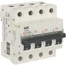 M06N 4P C 63А 6кА ARMAT (AR-M06N-4-C063). Автоматический выключатель. IEK