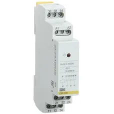 Реле промежуточное модульное OIR 3 контакта 16А 24В AC/DC (OIR-316-ACDC24V). Реле промежуточное модульное. IEK