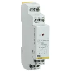 Реле промежуточное модульное OIR 3 контакта 8А 24В AC/DC (OIR-308-ACDC24V). Реле промежуточное модульное. IEK