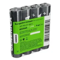 Батарейка солевая R03/AAA GENERICA (4 шт) (ABT-R03-ST-S04-G). Батарейка солевая. IEK