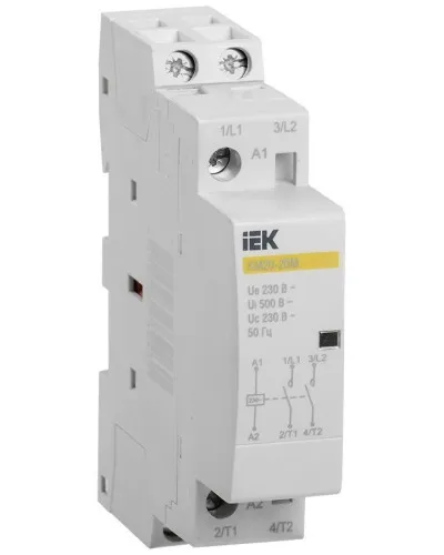 Контактор модульный КМ20-20М AC (MKK11-20-20). Контактор модульный. IEK в Саратове